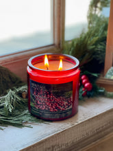 Load image into Gallery viewer, Cranberry & Evergreen Candle