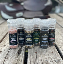Load image into Gallery viewer, Artisan Salt and Smoked Pepper Grinder Set