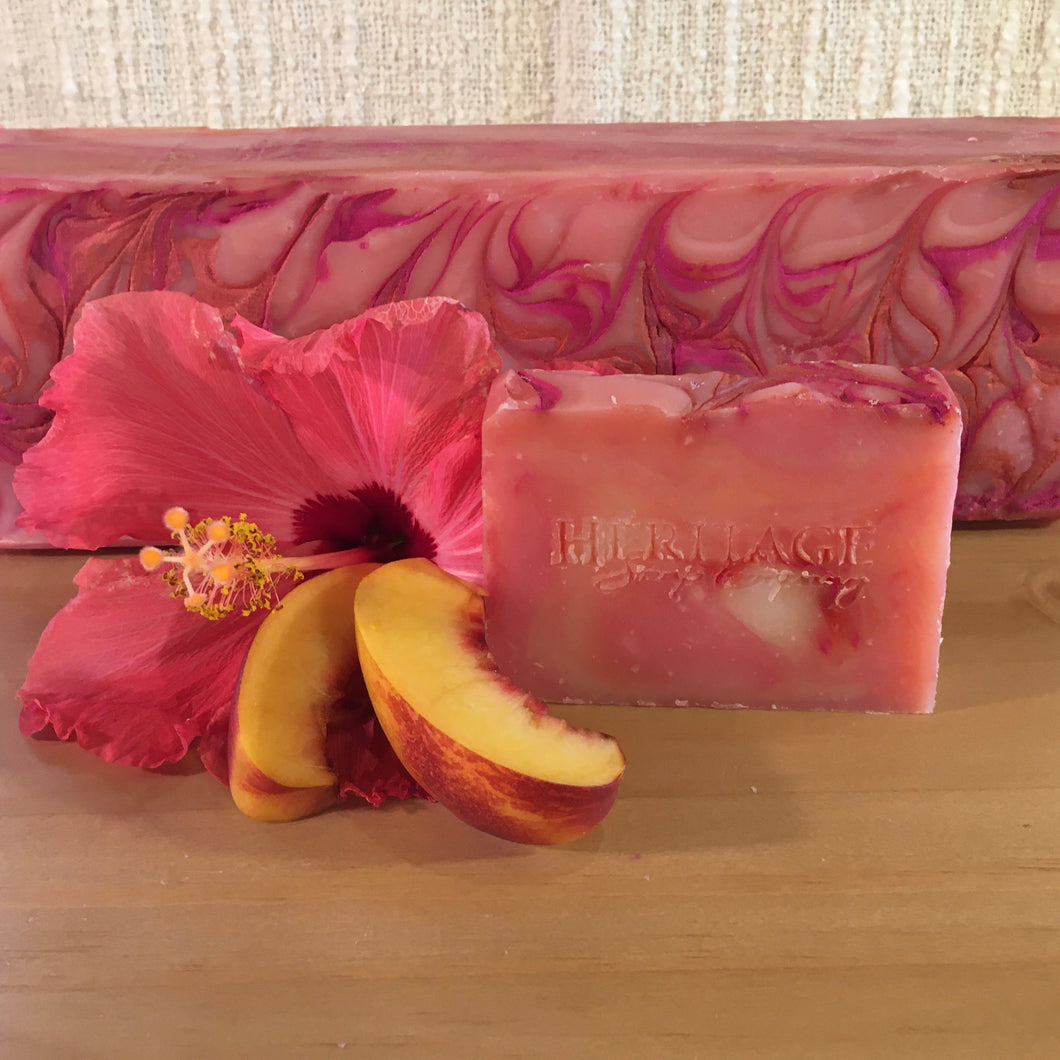 Hibiscus Peach Soap