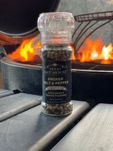 Load image into Gallery viewer, Texas Tuxedo - Coarse Smoked Salt and Pepper Grinder
