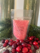 Load image into Gallery viewer, Sugared Cranberry Artisan Bath Salt
