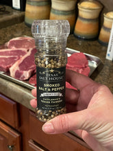 Load image into Gallery viewer, Artisan Salt and Smoked Pepper Grinder Set
