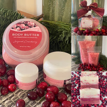 Load image into Gallery viewer, Sugared Cranberry Shea Body Butter
