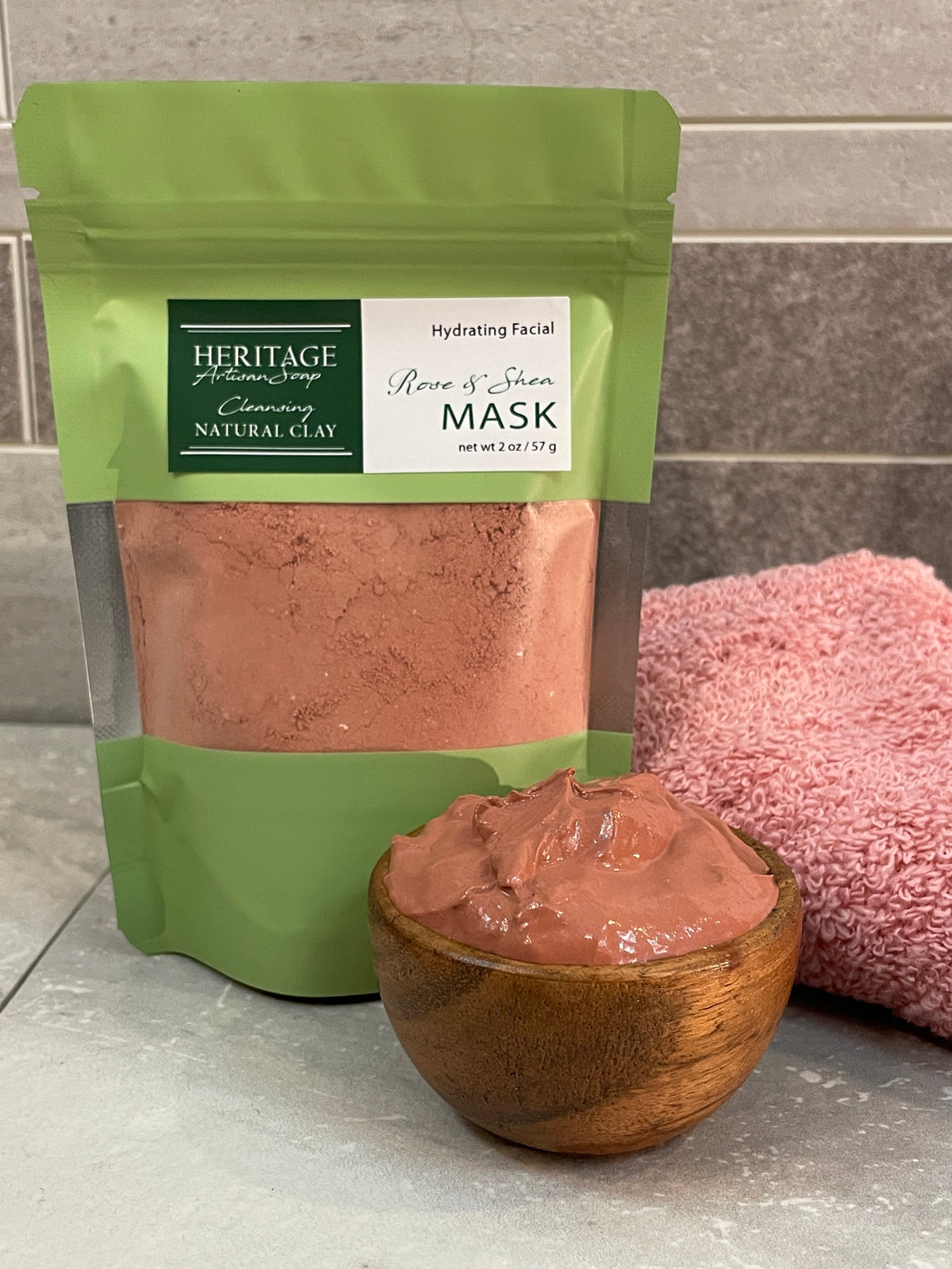 Rose Clay & Shea Facial Mask