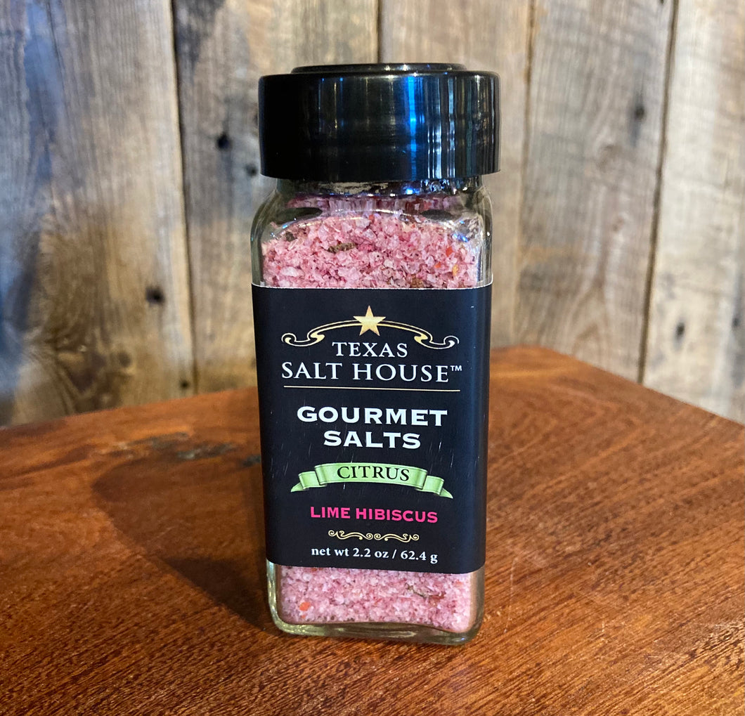 Lime Hibiscus Finishing Salt Shaker