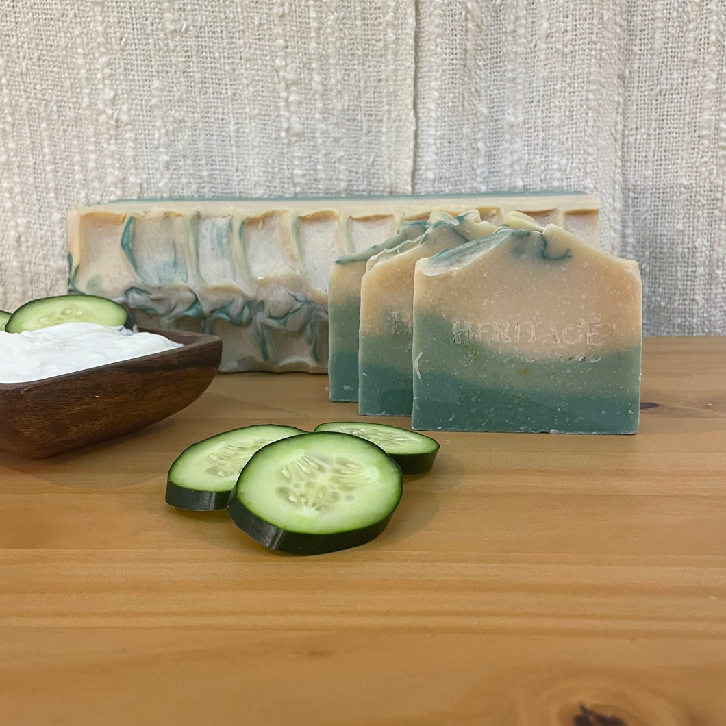 Cucumber and Yogurt Soap