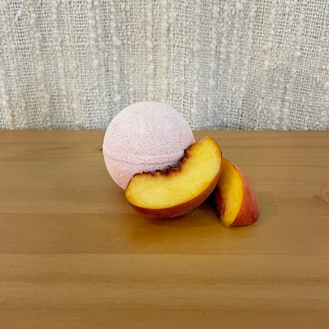 Hibiscus Peach Bath Fizzies (Bath Bomb)