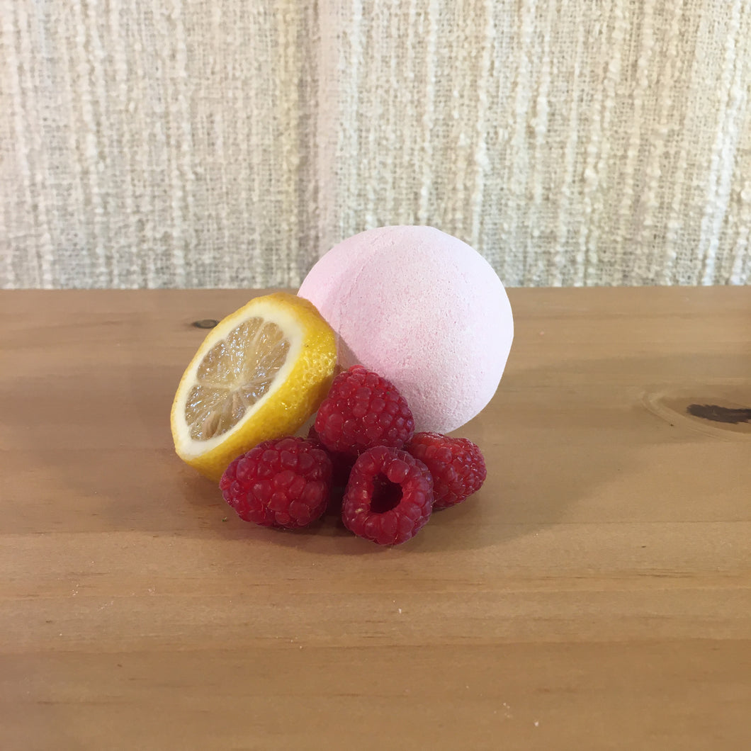 Raspberry Lemonade Bath Fizzies (Bath Bomb)